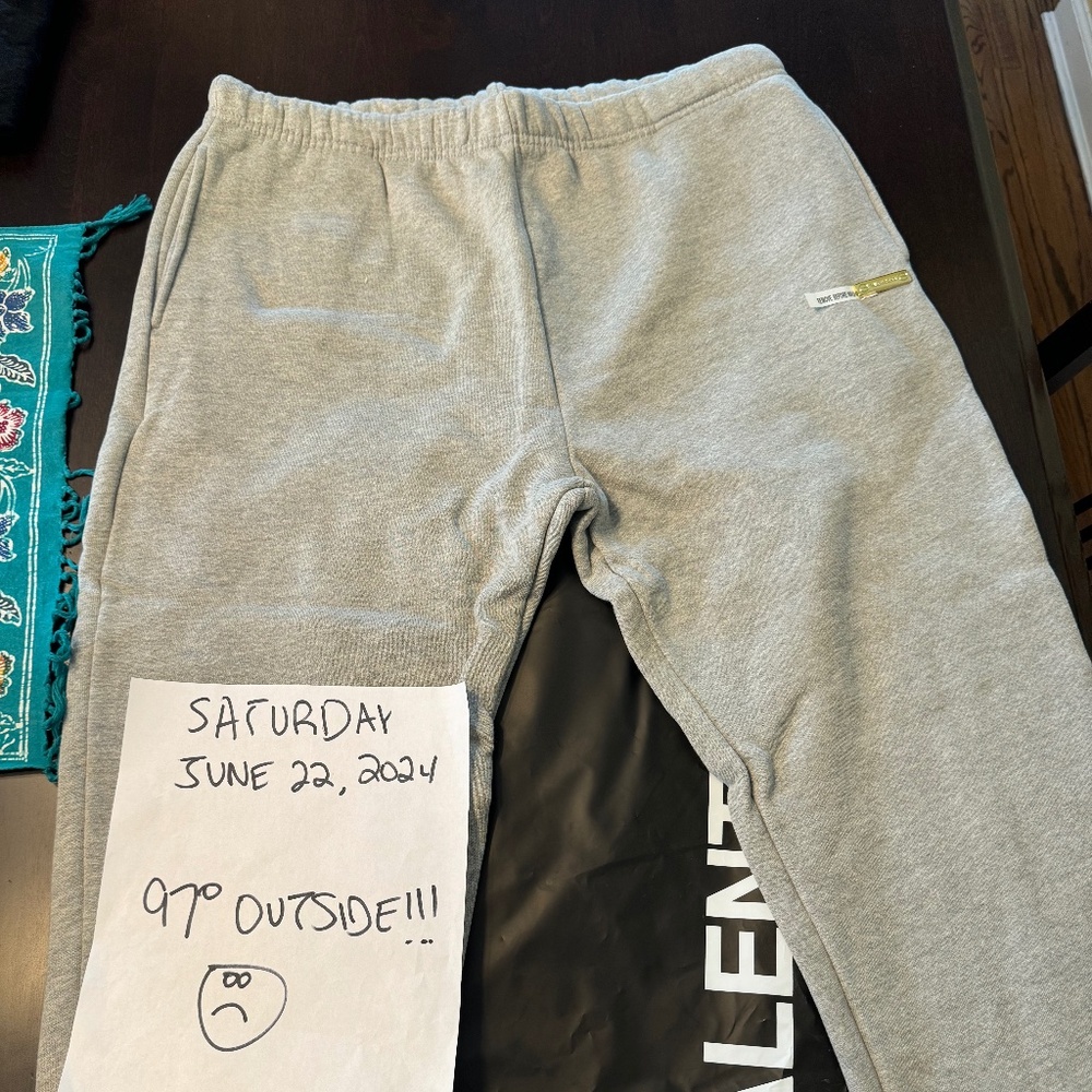 NWT Talentless Gray Sweatpants Gold Hardware